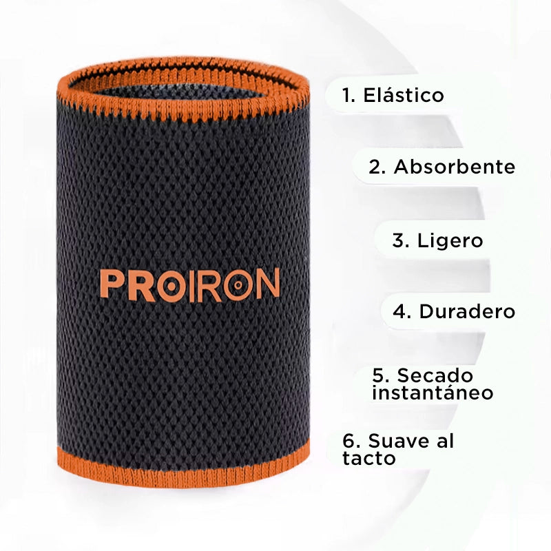 Muñequera Deportiva de Fibra Refrescante