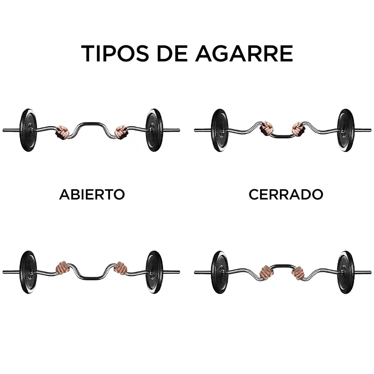 Barra Pre Olímpica Super Curva Z 100kg - 25mm - 120cm