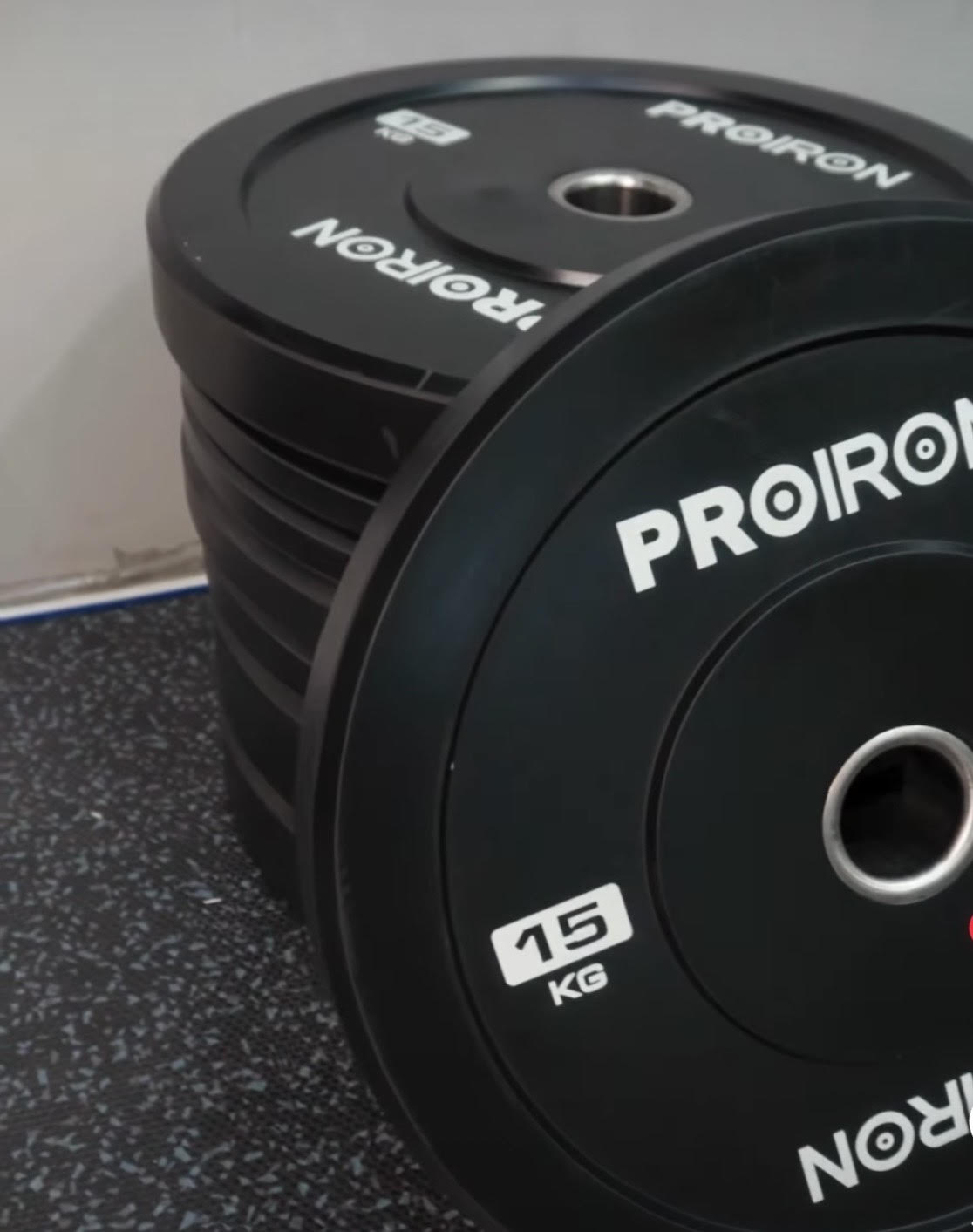 Set Barra Olímpica PRO + 100KG de Discos Bumpers Negros