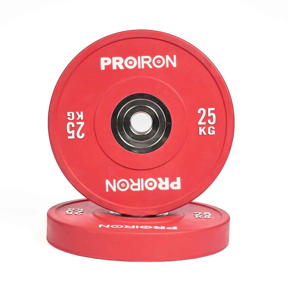 Discos Olímpicos Calibrados para Powerlifting de Caucho (Par)