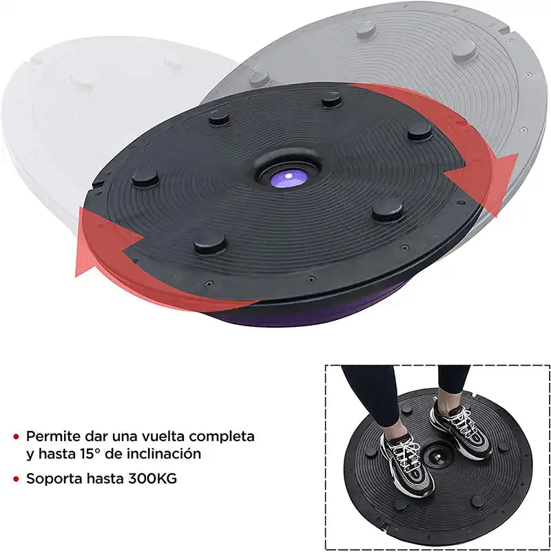 BOSU (Balance Trainer) Pelota de Equilibrio 60CM