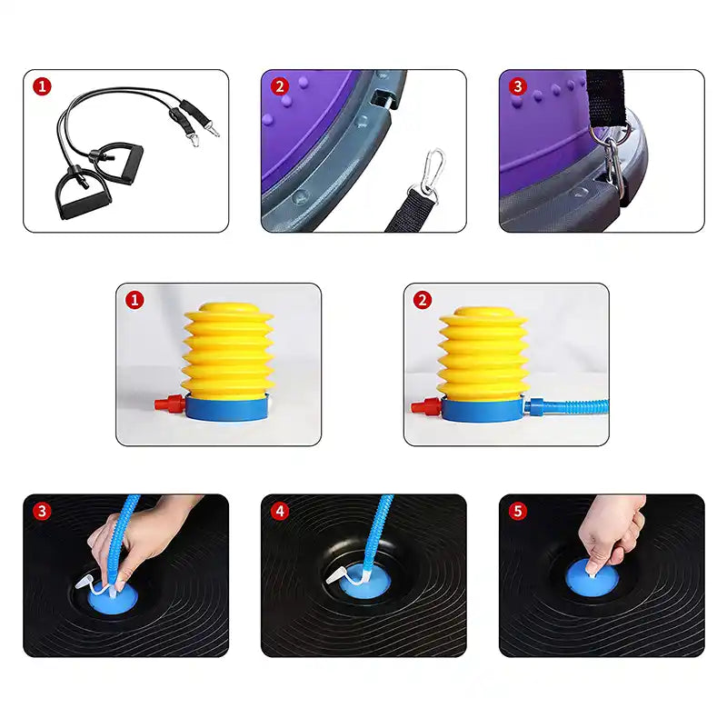 BOSU (Balance Trainer) Pelota de Equilibrio 60CM