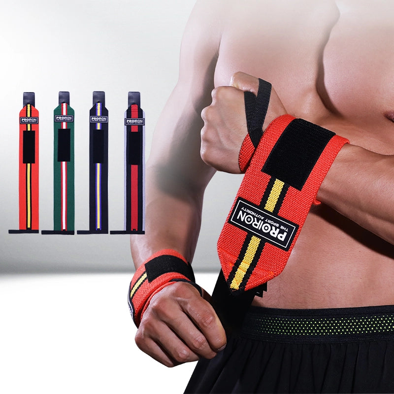 Muñequeras de Potencia para Levantamiento de Pesas (Par)