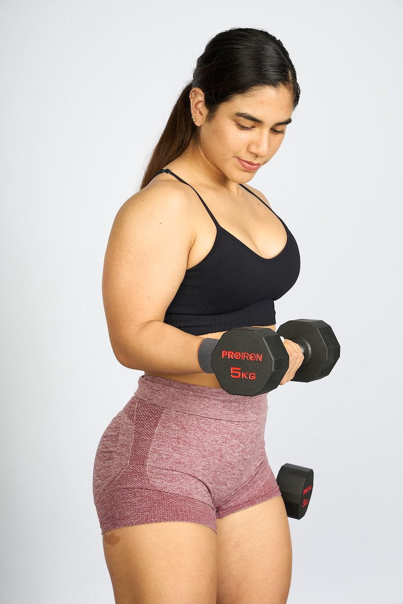 Mancuernas de Caucho Dodecagonal (Par)