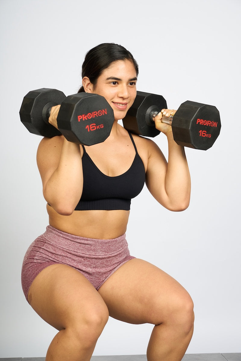 Mancuernas de Caucho Dodecagonal (Par)