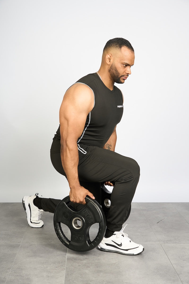 Disco Olímpico de Caucho Tri Agarre (Par)