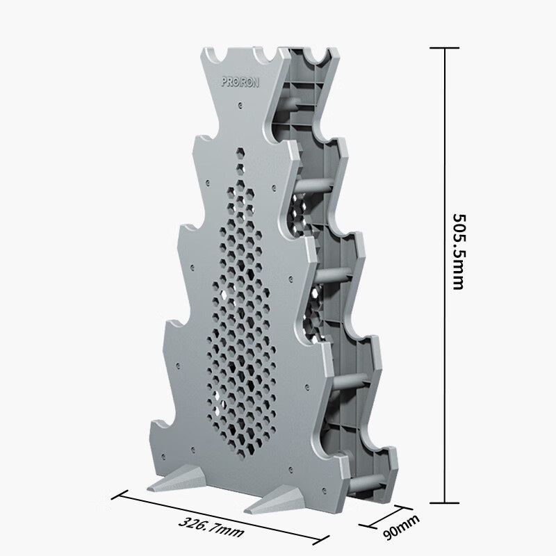 Rack de PVC de 5 niveles