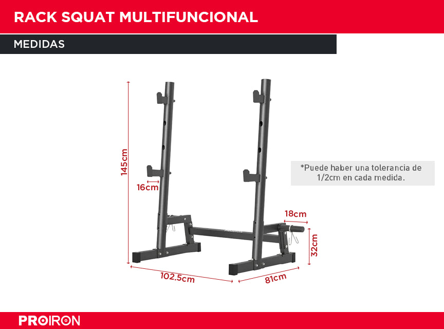 Rack Squat Multifuncional