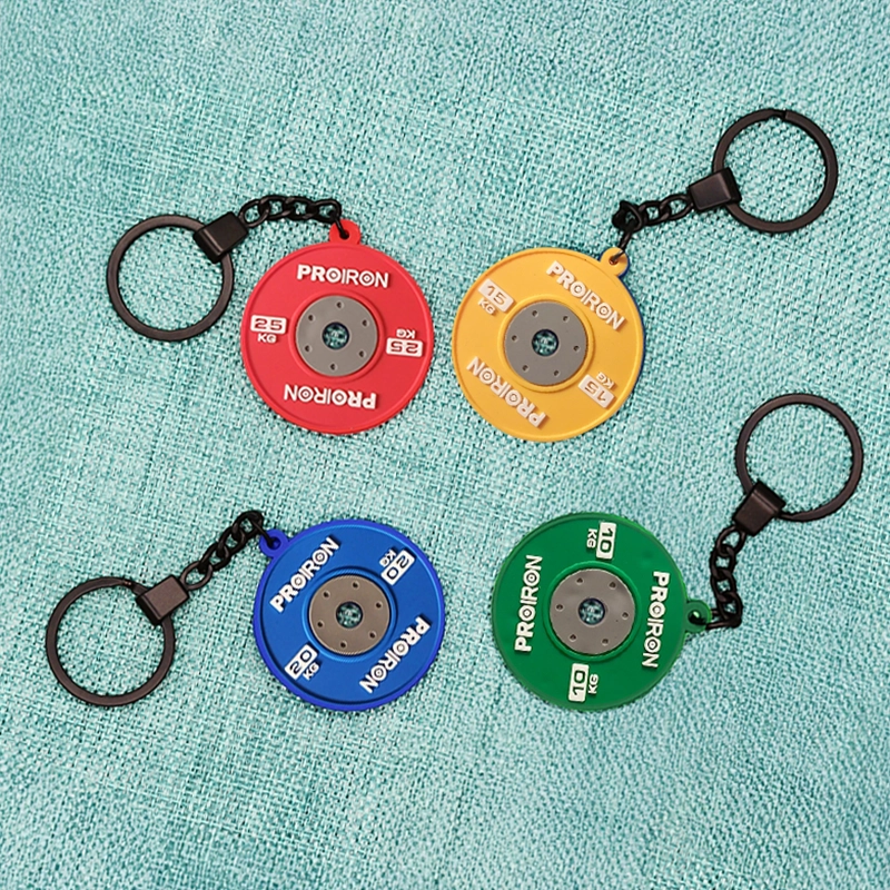 Llaveros PROIRON - Mini Discos de Pesas (Set o Individual)