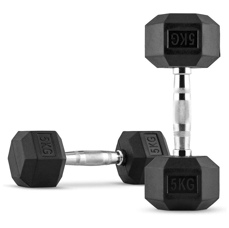 Mancuernas Hexagonales de Caucho (Par) - PROIRON PERU