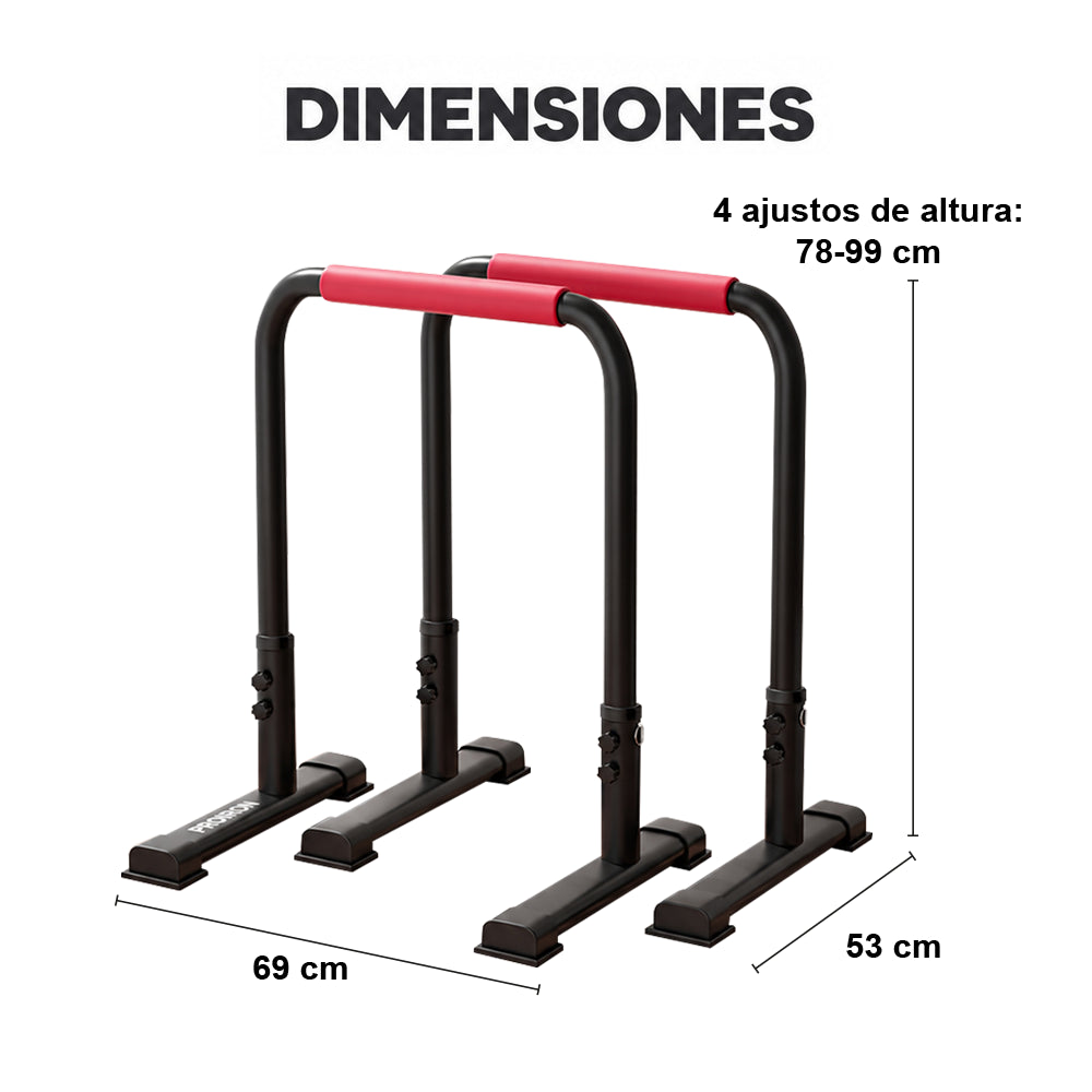 Barras Paralelas ajustables PROIRON
