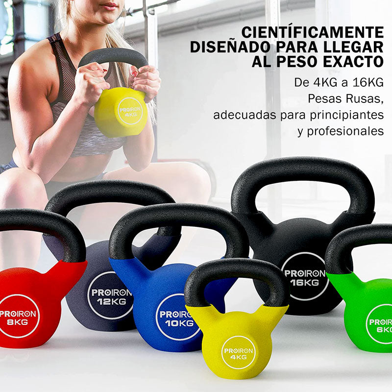 Pesa Rusa o Kettlebell de Neopreno