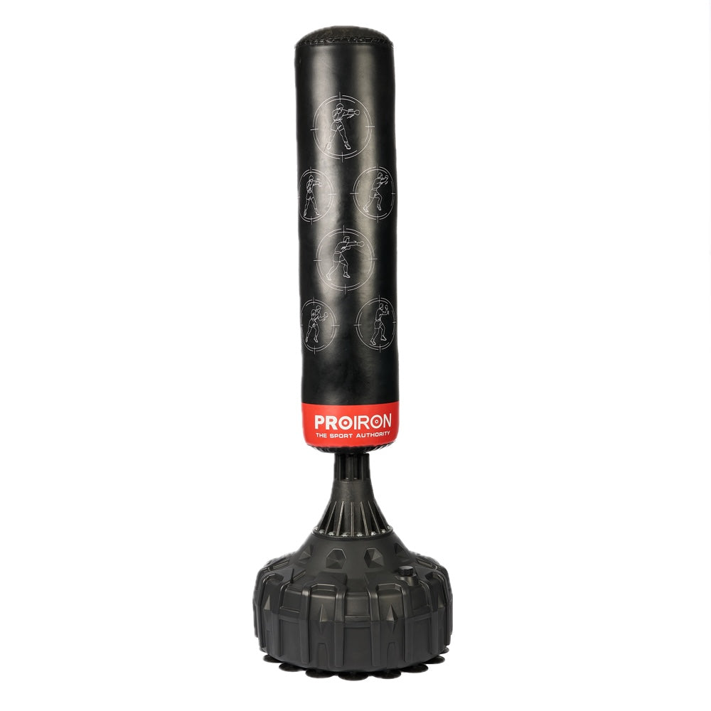 Saco de Boxeo Instructivo con Base de Pedestal