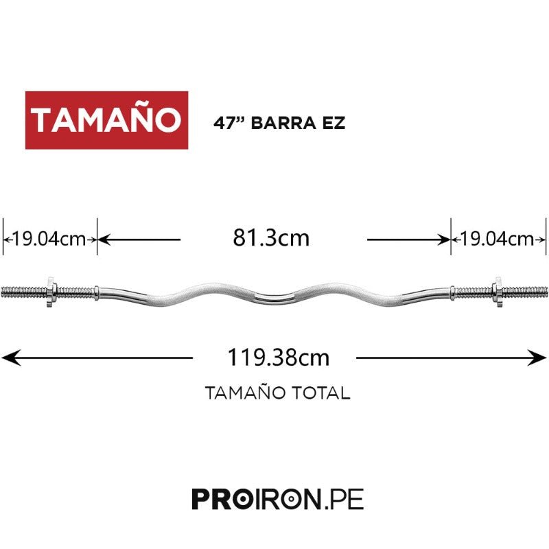 BARRA Z CROMADA 47" - PROIRON PERU