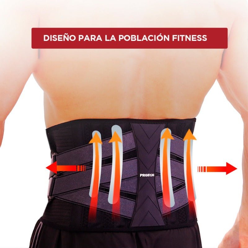CINTURÓN DE SOPORTE LUMBAR - PROIRON PERU