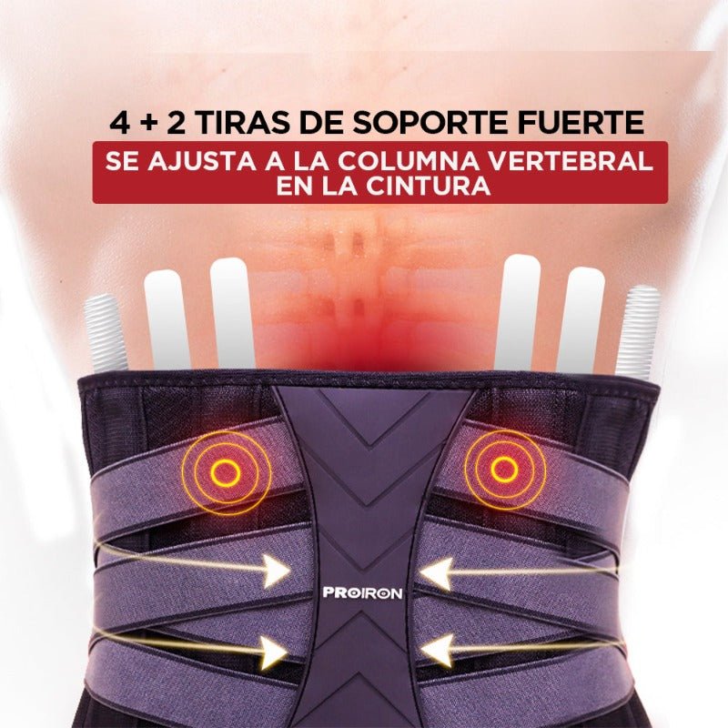 CINTURÓN DE SOPORTE LUMBAR - PROIRON PERU
