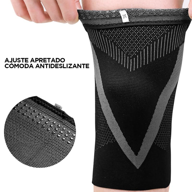 PAR DE RODILLERAS DEPORTIVAS DE COMPRESION EN FORMA DE V - PROIRON PERU