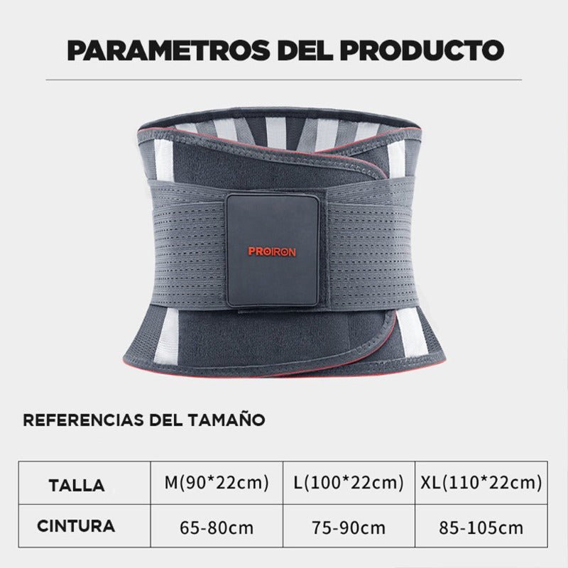 SOPORTE LUMBAR TRANSPIRABLE - PROIRON PERU