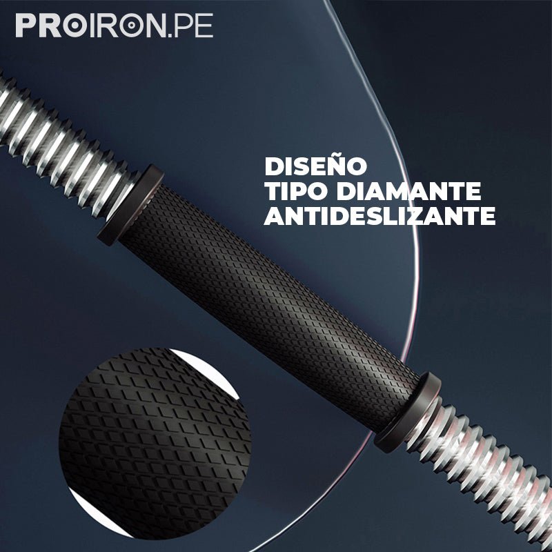 JUEGO DE MANCUERNAS DE CAUCHO AJUSTABLE - PROIRON PERU