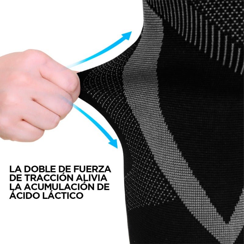 RODILLERA DEPORTIVA DE COMPRESION EN FORMA DE V CON ALMOHADILLA DE GEL Y ESTABILIZADORES LATERALES NEGRO CON GRIS - PROIRON PERU