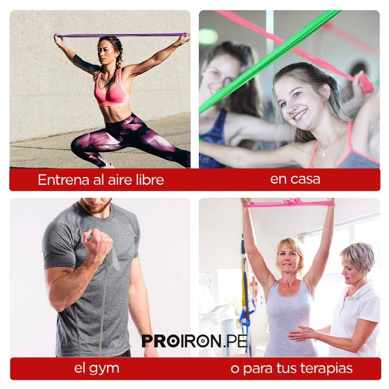 BANDA ELASTICA DE RESISTENCIA ABIERTA DE 1.5M - PROIRON PERU