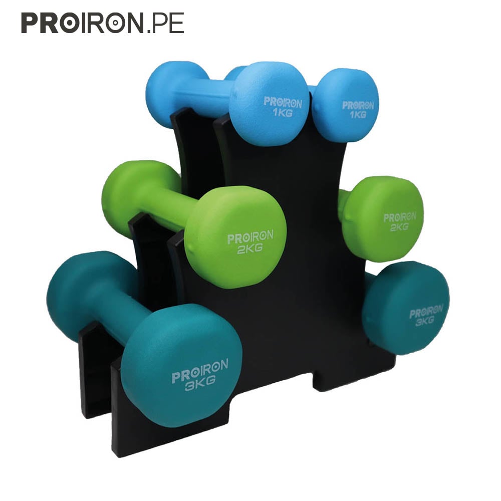 SETS DE NEOPRENO + RACK - PROIRON PERU