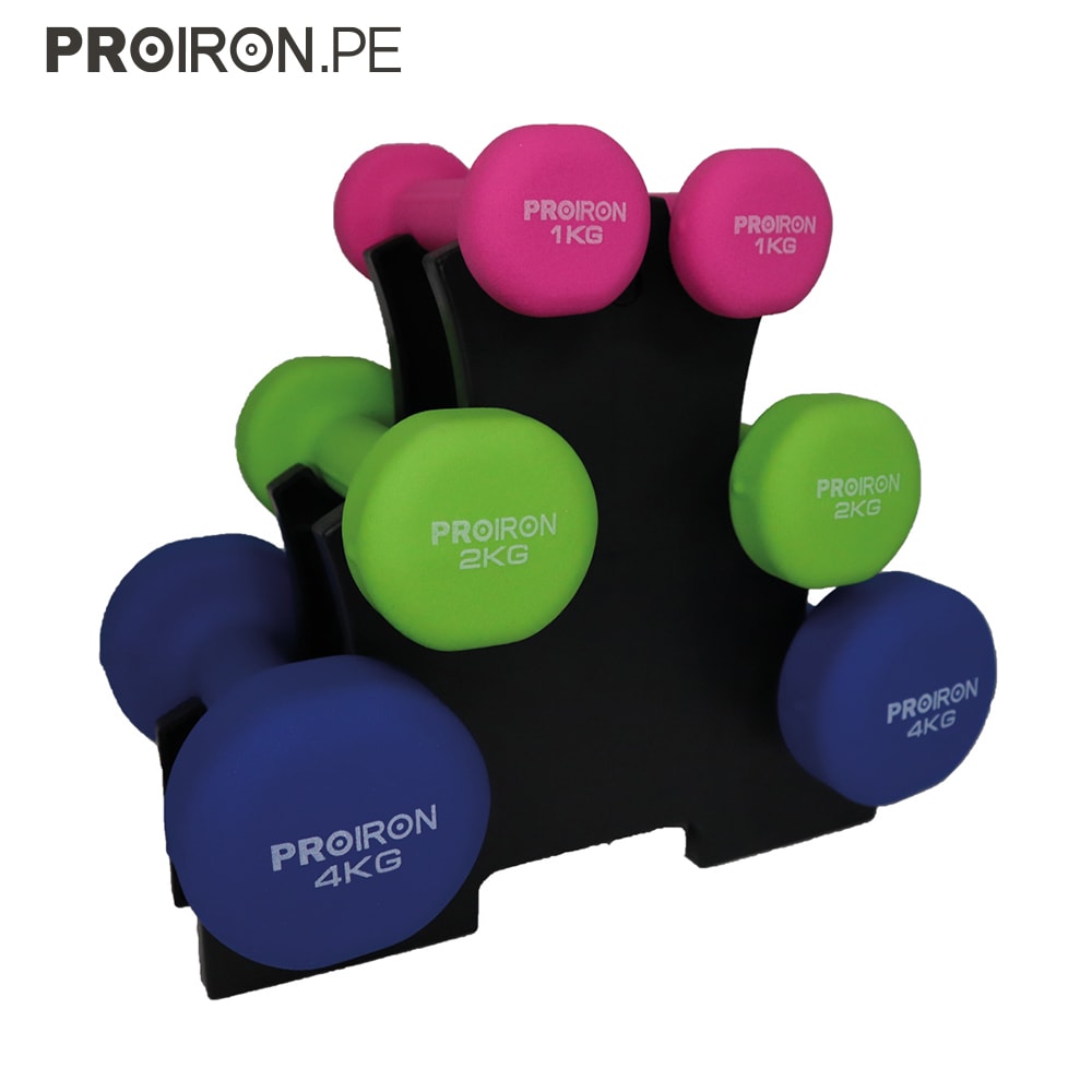SETS DE NEOPRENO + RACK - PROIRON PERU