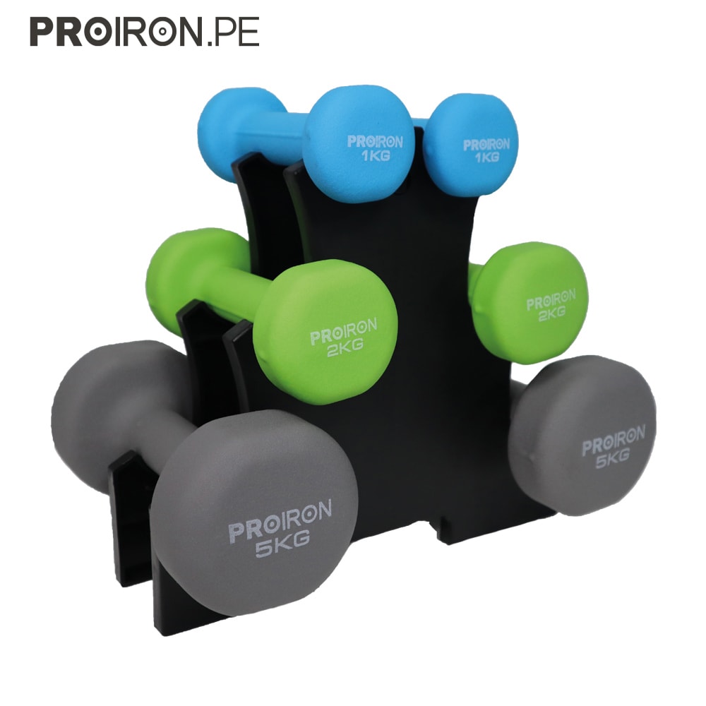 SETS DE NEOPRENO + RACK - PROIRON PERU