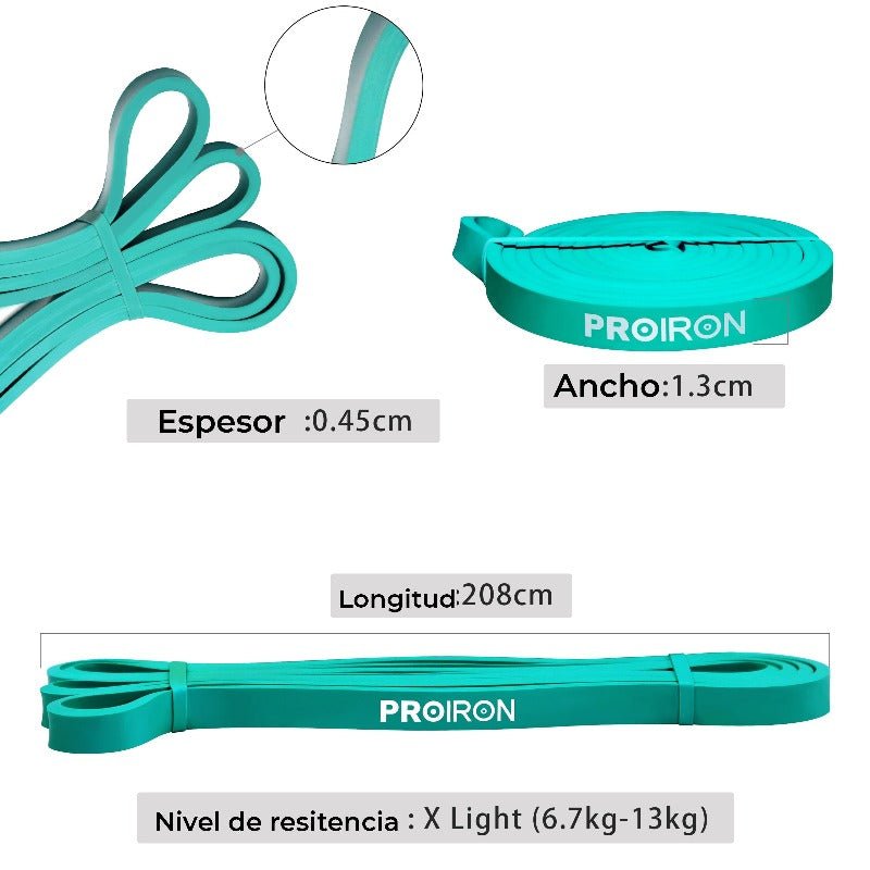 BANDAS DE RESISTENCIA FULL BODY - PROIRON PERU