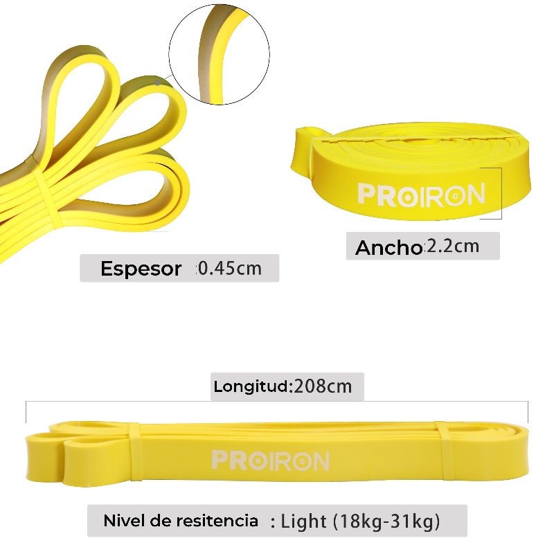 BANDAS DE RESISTENCIA FULL BODY - PROIRON PERU