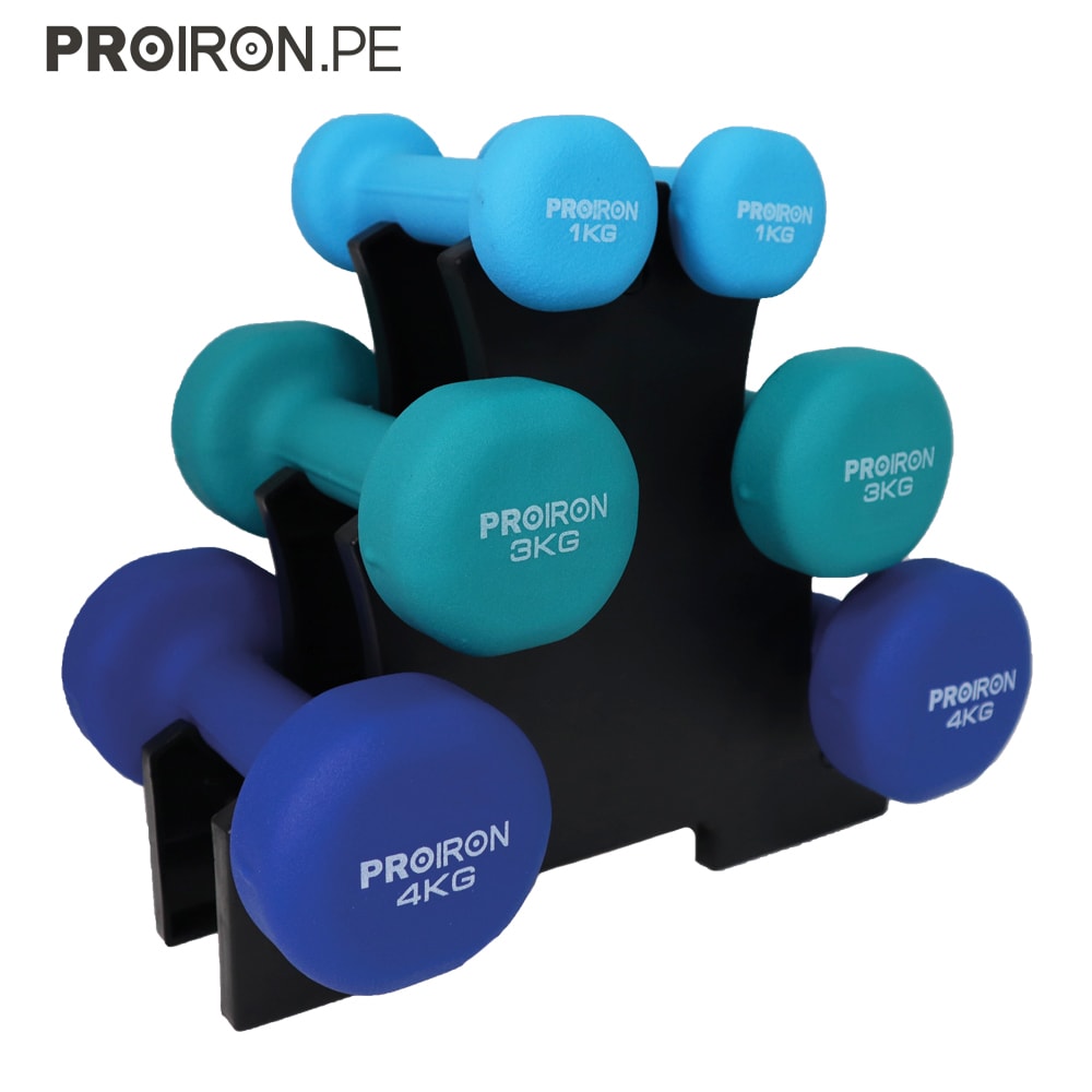 SETS DE NEOPRENO + RACK - PROIRON PERU
