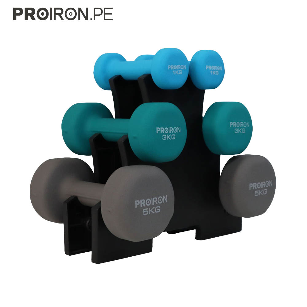 SETS DE NEOPRENO + RACK - PROIRON PERU