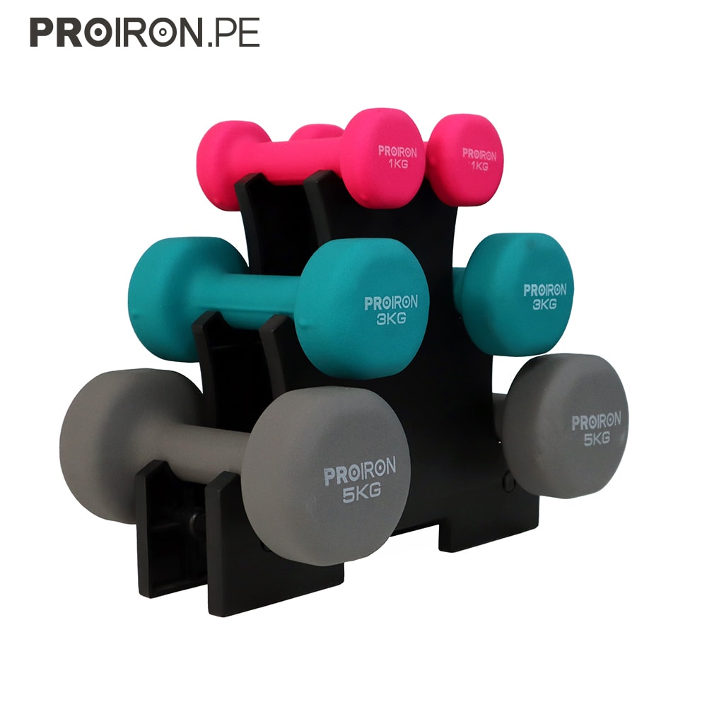 SETS DE NEOPRENO + RACK - PROIRON PERU