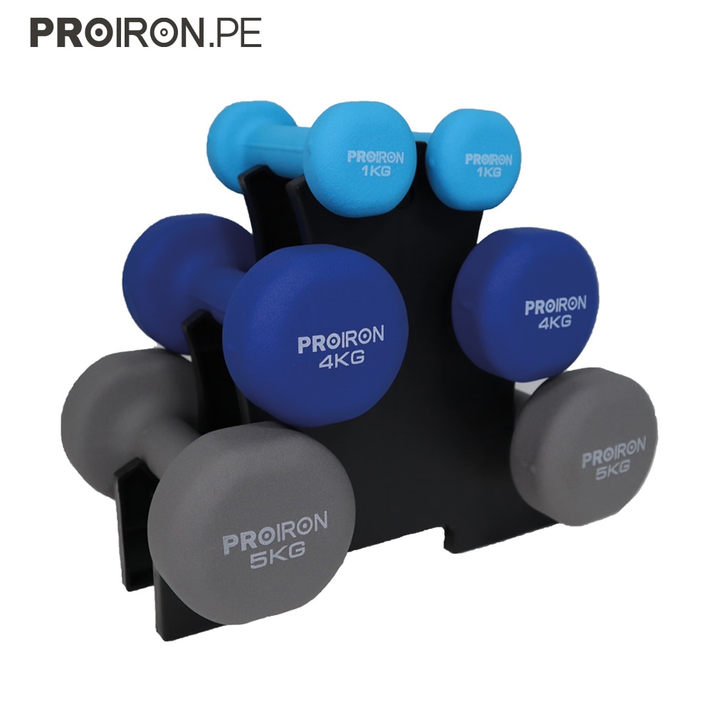 SETS DE NEOPRENO + RACK - PROIRON PERU