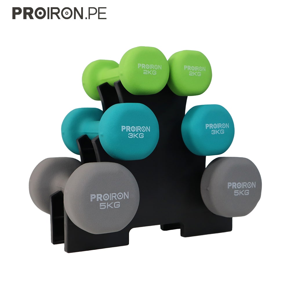 SETS DE NEOPRENO + RACK - PROIRON PERU