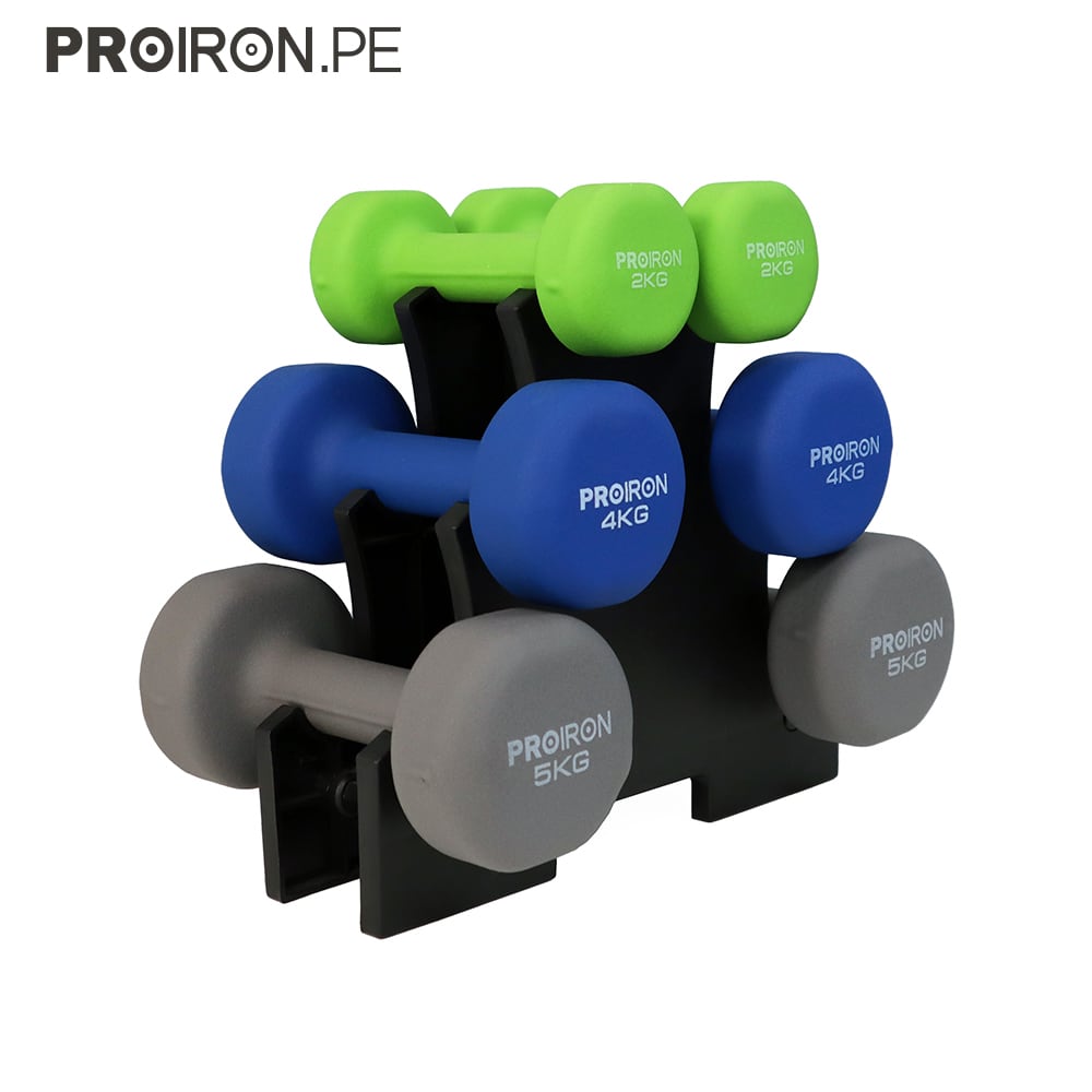 SETS DE NEOPRENO + RACK - PROIRON PERU