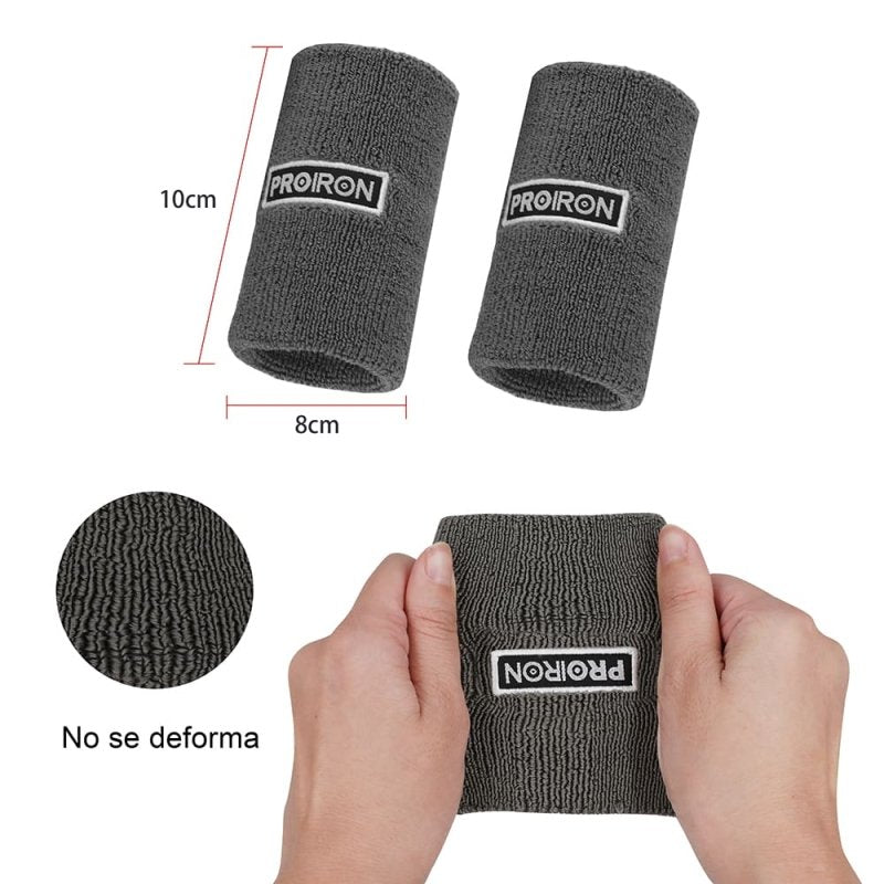 MUÑEQUERA DEPORTIVA ULTRA ABSORBENTE - PROIRON PERU