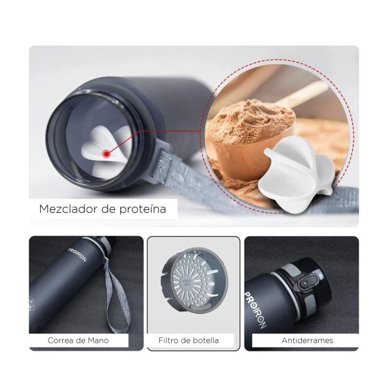 TOMATODO DEPORTIVO LIBR DE BPA DE 1 LITRO (32OZ) - PROIRON PERU