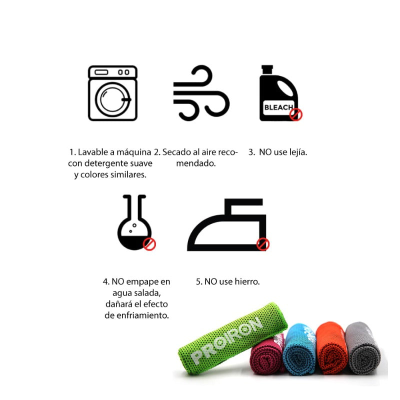 TOALLAS REFRESCANTES DEPORTIVAS - PROIRON PERU