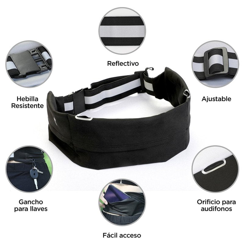 RIÑONERA CANGURO DEPORTIVA PARA CORREDORES - PROIRON PERU