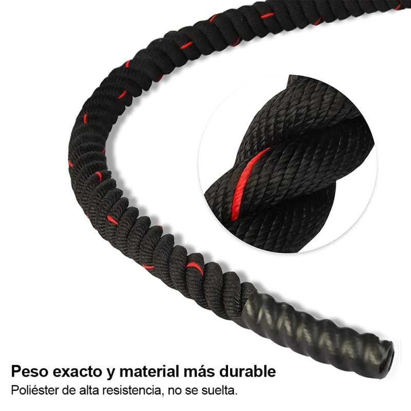 CUERDA DE FUERZA BATTLE ROPE - PROIRON PERU
