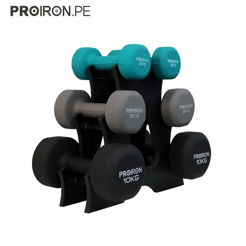 SETS DE NEOPRENO + RACK - PROIRON PERU