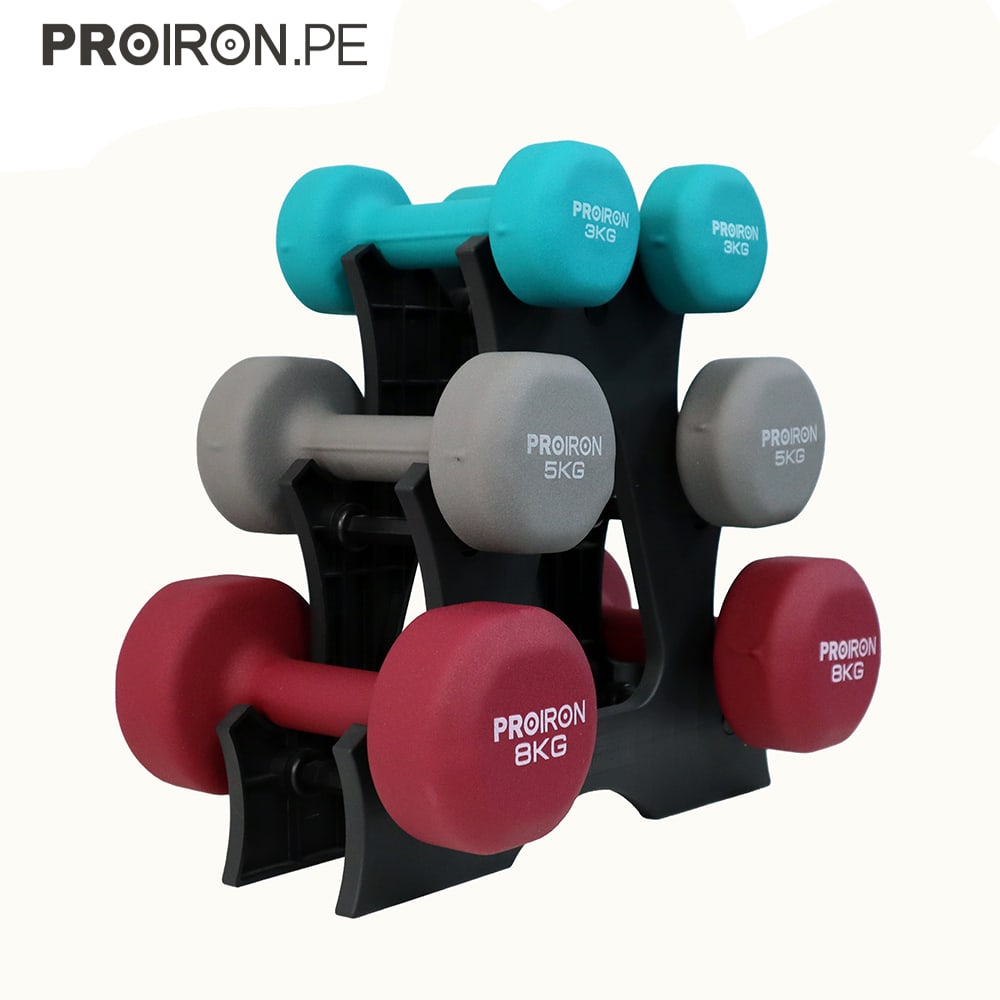 SETS DE NEOPRENO + RACK - PROIRON PERU