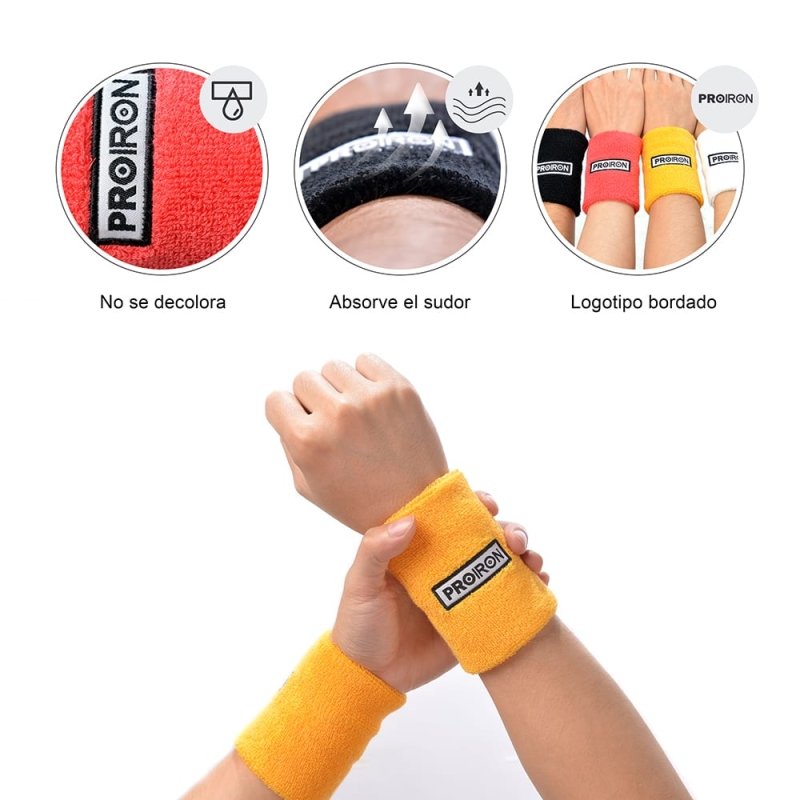 MUÑEQUERA DEPORTIVA ULTRA ABSORBENTE - PROIRON PERU