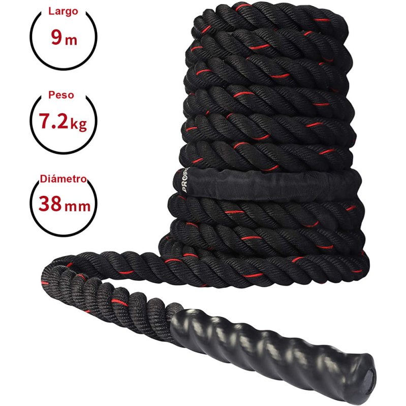 CUERDA DE FUERZA BATTLE ROPE - PROIRON PERU