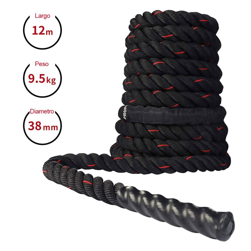 CUERDA DE FUERZA BATTLE ROPE - PROIRON PERU