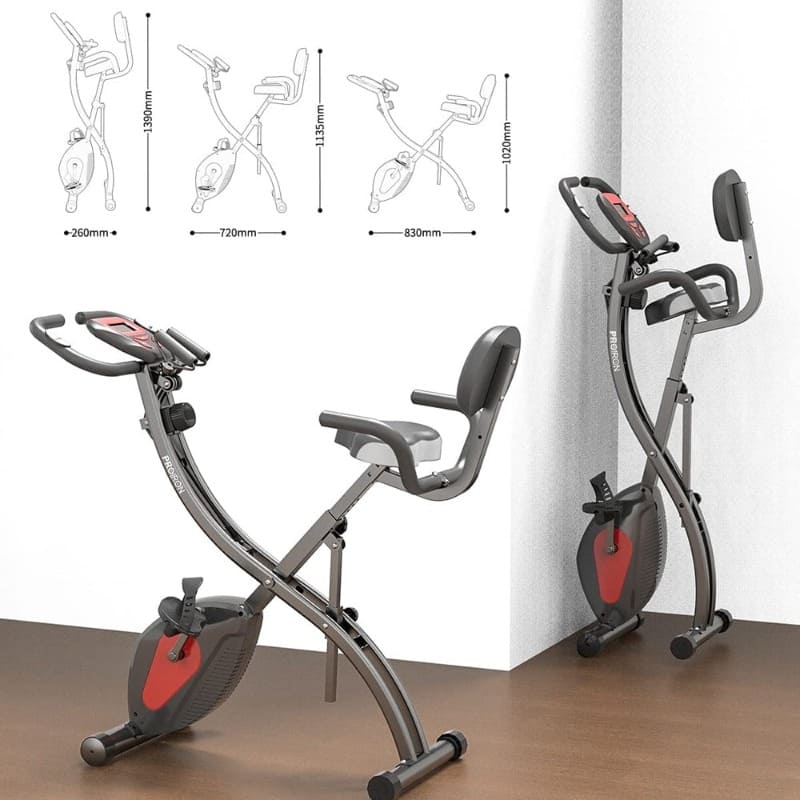 X-BIKE PRO-BICICLETA ESTÁTICA DIGITAL PLEGABLE - PROIRON PERU