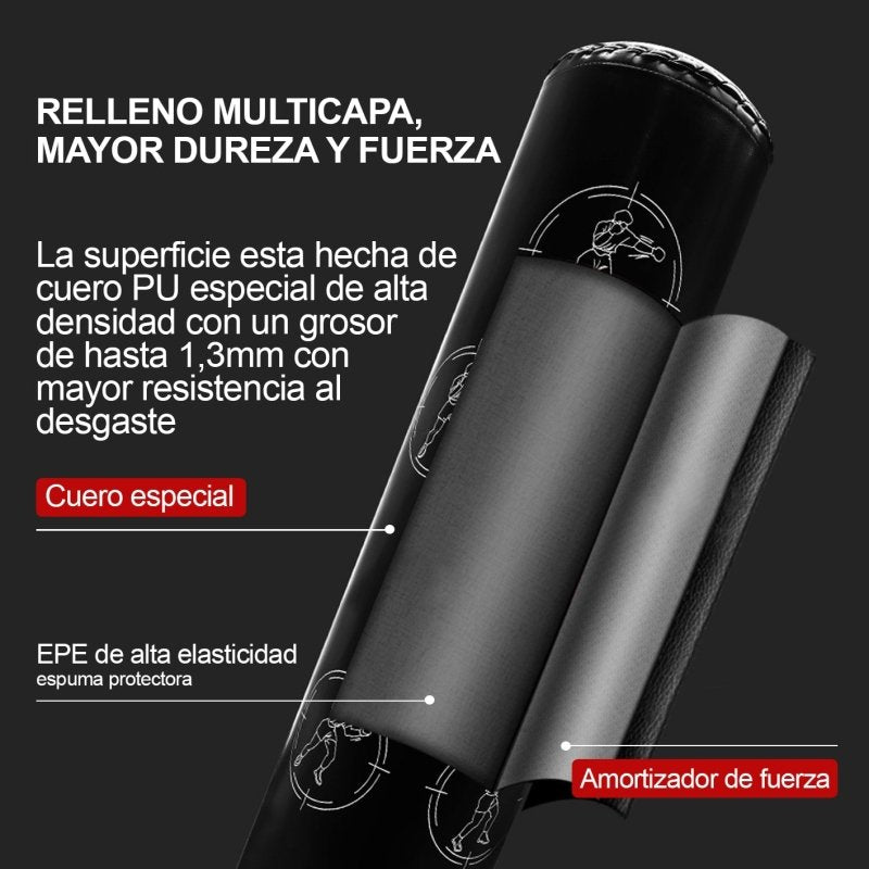 SACO DE BOX INSTRUCTIVO CON PEDESTAL - PROIRON PERU