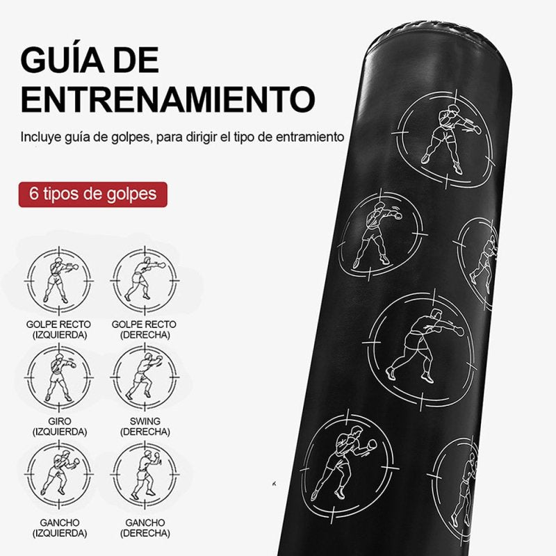 COMBO DE BOXEO, SACO DE BOX + GUANTES - PROIRON PERU