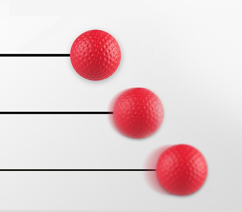 SET DE 4 REFLEX SPEEDBALLS PARA ENTRENAMIENTO DE BOXEO Y MMA - PROIRON PERU